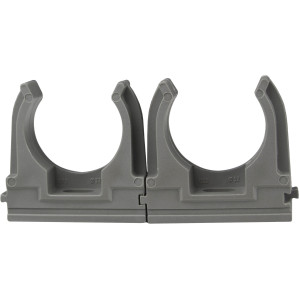 Кріплення для гофри сіре 32 мм (уп.25шт)