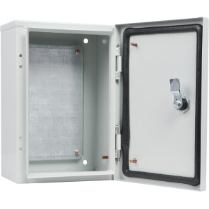 Корпус з монтажною панеллю металевий 30*20*15, IP54, серії UBox