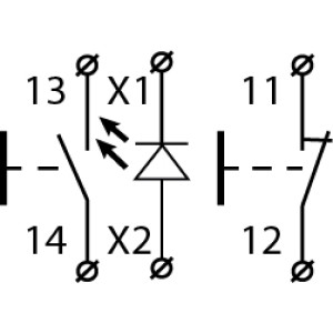 Пост тримісний  "Старт-Стоп-Сигнальна арм." XAL-D376