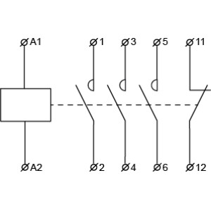 Пускач ПМ 0-12-01 F7 110В (LC1-K1201)