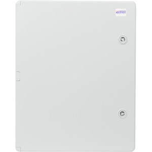 Корпус з АБС-пластику, ударостійкий, з монтажною панеллю, непрозорі дверцята, 35*50*19, ІР65, серіїUBox