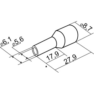 Наконечники трубчасті НТ 16,0-18 зелені (100 шт.)