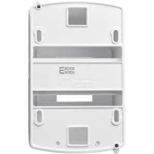 Корпус модульний пластиковий, 4 модулі, навісний, без дверцят, серії UBox