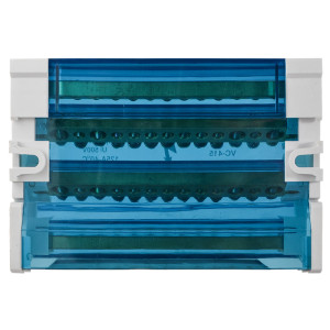 Нульова шина в корпусі VC-415 (4 бруска по 15 отворів)