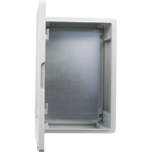 Корпус з АБС-пластику, ударостійкий, з монтажною панеллю, непрозорі дверцята, 40*60*20, ІР65, серіїUBox