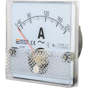 Амперметр 200/5А 80х80 модель А-80 AС