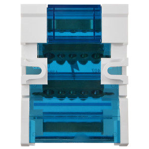 Нульова шина в корпусі VC-407 (4 бруска по 7 отворів)