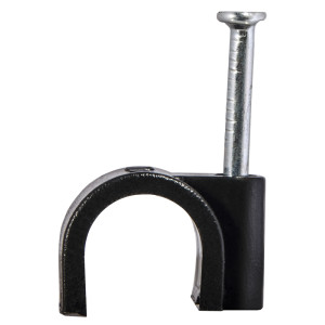 Скоба чорна CHR-6 мм кругла (100 шт.)