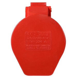 Розетка (гніздо) переносна ГП 32А/4 3Р+РЕ (224)