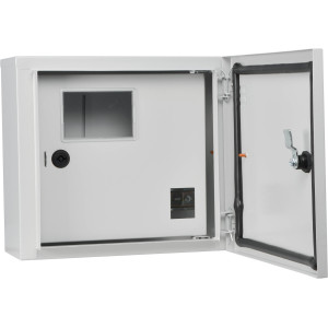 Корпус обліку металевий Light 4 модулі 1фл, навісний IP54, серії UBox