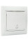 Вимикач дзвінковий  ВВдсб10-FL-W (білий)