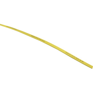 Термоусаджувальна трубка з клейовим шаром d 15,0мм  жовта шт.(1м)