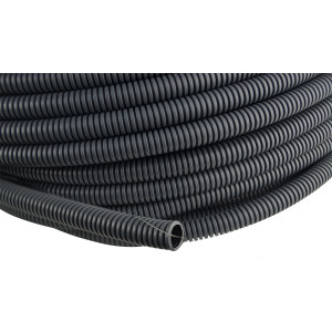 Труба гофрована,12/16, "Light", сіра, 50м