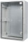 Корпус з АБС-пластику, ударостійкий, з монтажною панеллю, прозорі дверцята, 40*60*20, ІР65, серіїUBox