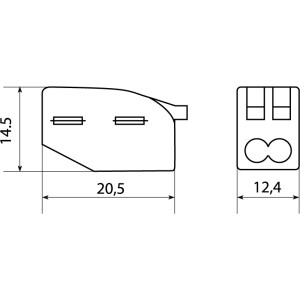 Клема з’єднувальна універсальна АСС-102