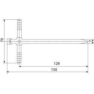 Дюбель-хомут (50шт) CHS-150 EP