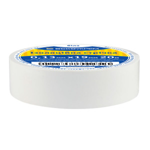 Стрічка ізоляційна 0,13мм*19мм/20м біла