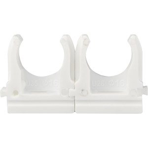 Кріплення для гофри біле 16 мм (уп.50шт)