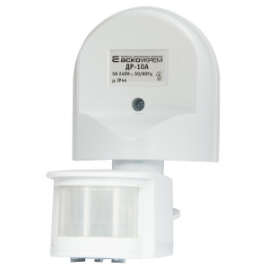 Інфрачервоний датчик руху ДР-10А білий