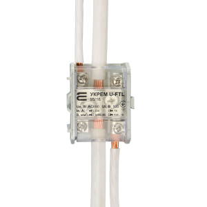 Клема магістральна з захисною кришкою УКРЕМ U-FTL 95/16