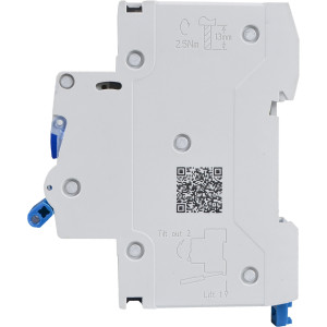 Модульний автоматичний вимикач UTrust 1р 25А B 6kА