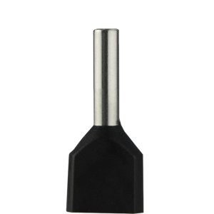 Наконечники трубчасті ТЕ 1,5-08 чорні (100 шт.)