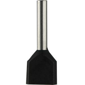 Наконечники трубчасті ТЕ 1,5-12 чорні (100 шт.)