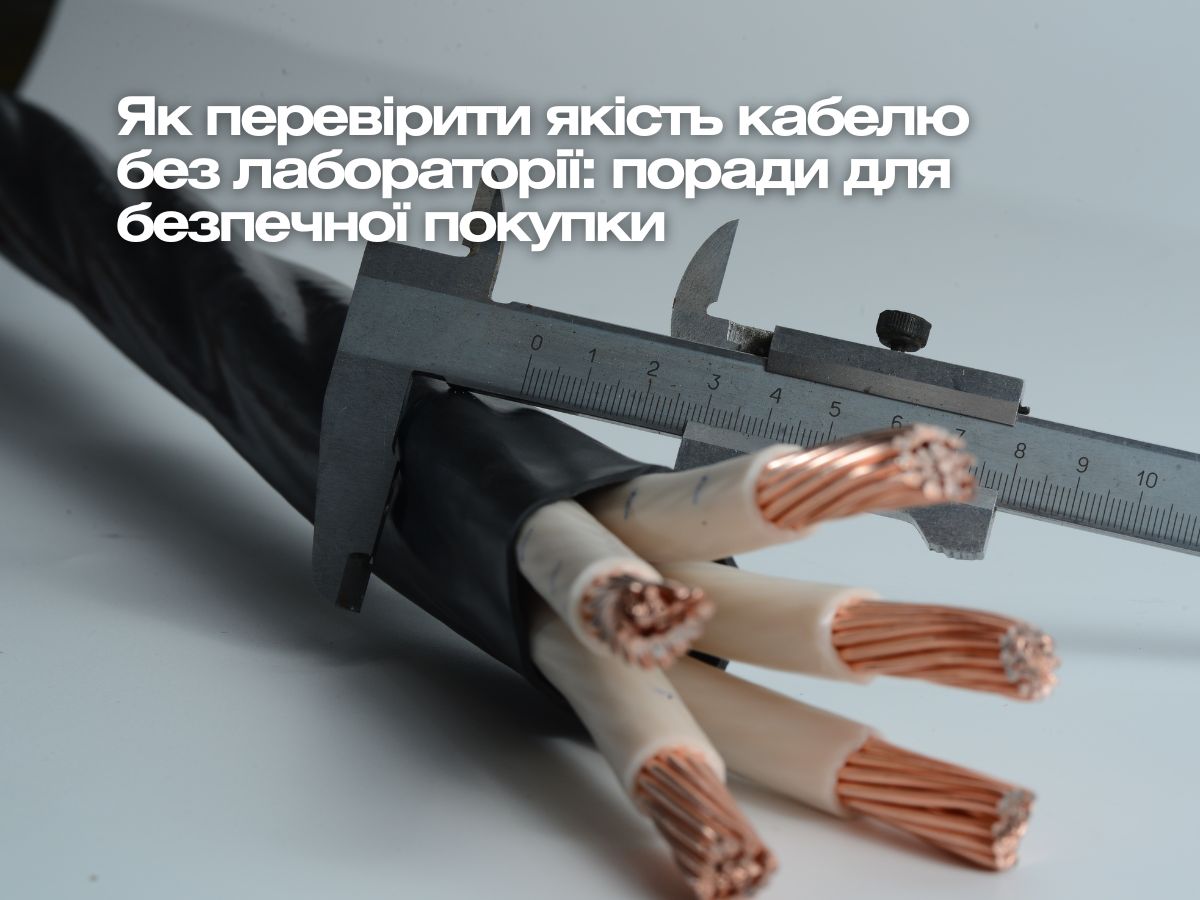 Як перевірити якість кабелю без лабораторії: поради для безпечної покупки