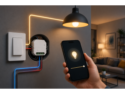 Розумне керування світлом: Як інтегрувати Wi-Fi реле або розумні вимикачі в класичну проводку