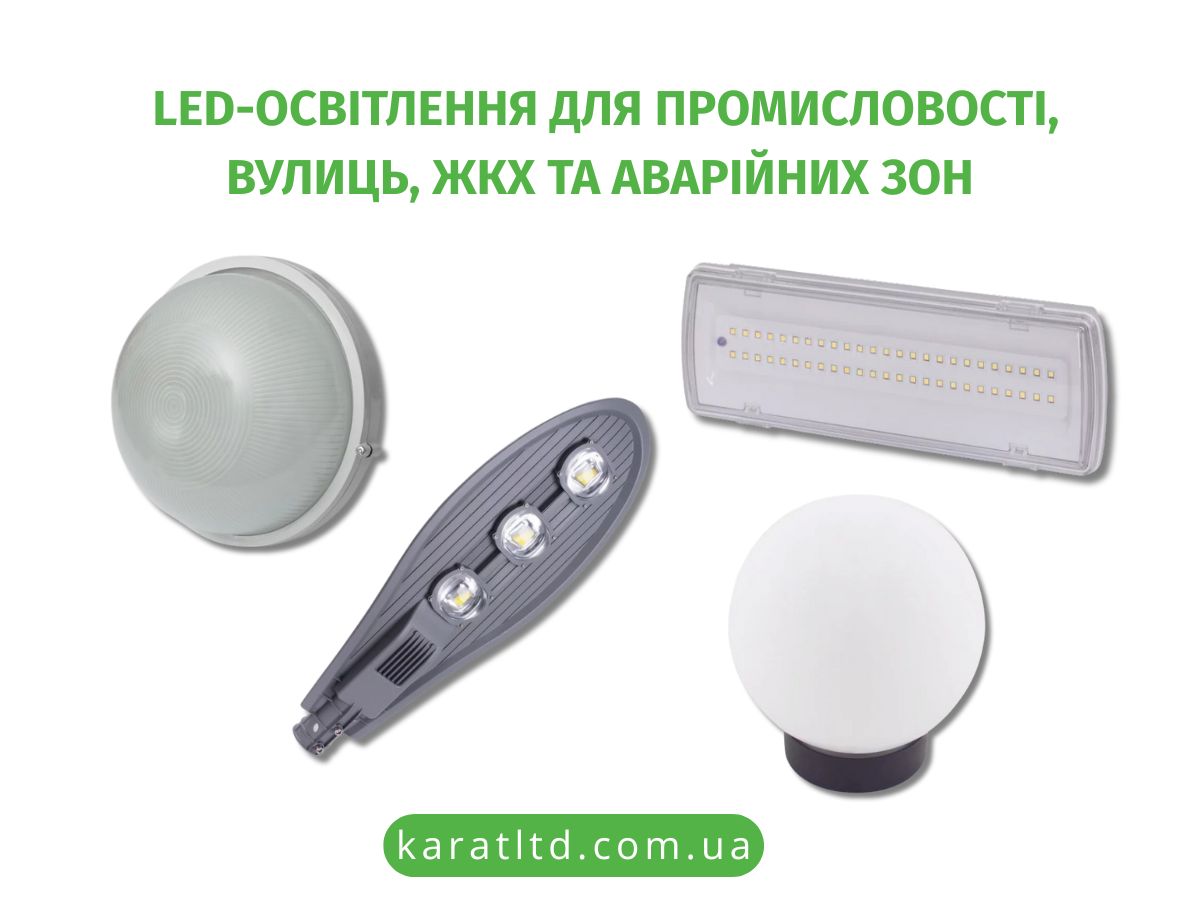 LED-освітлення для промисловості, вулиць, ЖКХ та аварійних зон: як обрати, спроєктувати й окупити