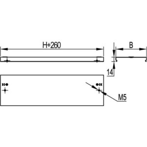 Кришка на відгалужувач TD/TDS основа 80, гарячого цинкування, метод Сендзіміра, 38301, ДКС