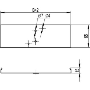 Накладка CGC для кришки 400, гарячого цинкування, метод Сендзіміра, 37396, ДКС