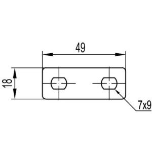 Пластина PTCE для заземлення, 37501, ДКС