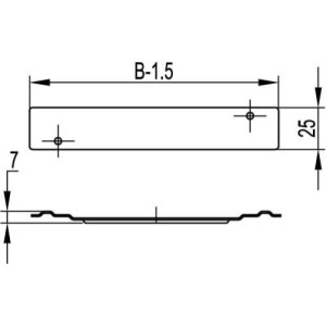Тримач кабеля TRC 300, гарячого цинкування, метод Сендзіміра, 37565, ДКС