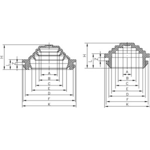 Кабельний ввід для труб, IP55, д.20мм, 54520, ДКС