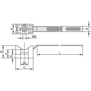 Тримач з хомутиком, д.25-63мм, 51263, ДКС