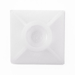 Монтажна база двостороння самоклейна, біла, 19х19, 25467, ДКС