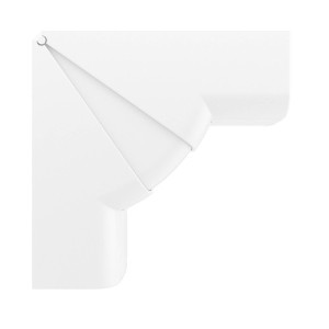 Кут внутрішній 90х50 мм, змінюваний (70-120°), білий RAL 9016, 09551, ДКС