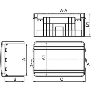 NTAN 25x30 трійник/відвід, білий RAL9001, 01753, ДКС