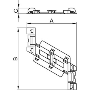 TR-E 120 Фіксатор кабелю (Італія), 07715, ДКС
