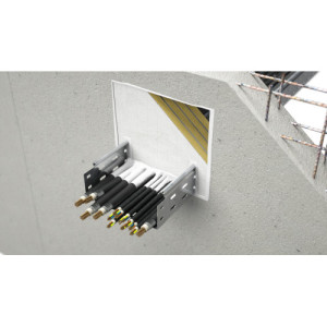 Плита з мінерального волокна високої щільності (~ 150 кг/мд.) з вогнестійким покриттям 1000х500х52, межа вогнестійкості 120 хвилин, DP1201, ДКС