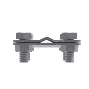 З'єднувач дріт-дріт d8мм з 4-а болтами, сталь гарячого цинкування, NG3104, ДКС