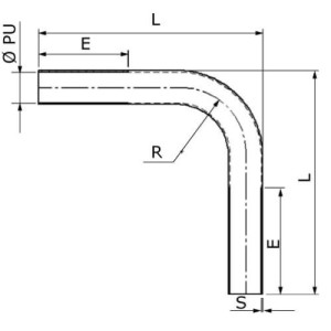 Кут на 90° оцинкований, д.32мм, 6013-32L, ДКС