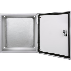 Корпус металевий e.mbox.pro.p.40.40.20 IP54 з монтажною панеллю (400х400х200)