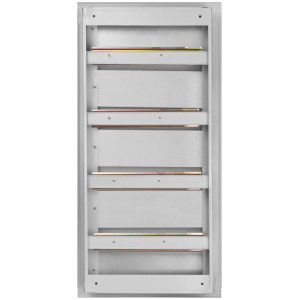 Корпус e.mbox.stand.w.48.z металевий, під 48 мод., що вбудовується, з замком