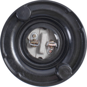 Патрон бакелітовий e.lamp socket wall side.E27.bk.black, настінний Е27, чорний