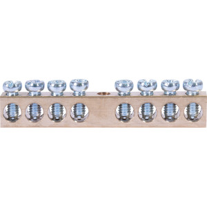 Шина нульова e.bsc.stand.20.8, 8 отв.х 20 А