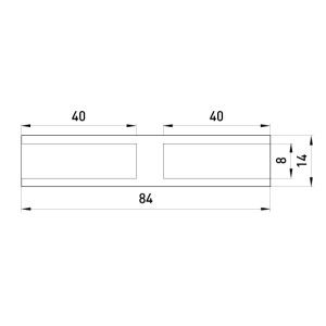 Гільза алюмінієва кабельна з'єднувальна e.tube.stand.gl.35