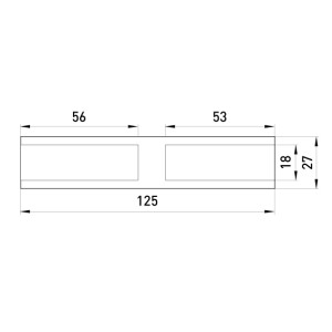 Гільза алюмінієва кабельна з'єднувальна e.tube.stand.gl.185