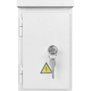 Корпус e.mbox.stand.n.04.z металевий, під 4мод., герметичний IP54, навісний, з замком